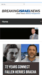 Mobile Screenshot of breakingisraelnews.com